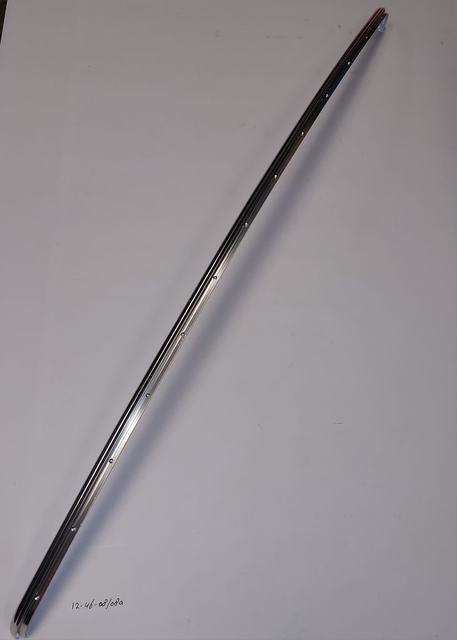 Horizontal Metal Bumper, Lower Half 12-46-08/08a